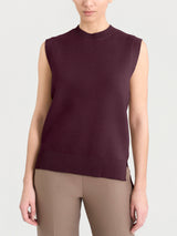 Jersey sin mangas Super Soft en color morado para mujer - Ragno