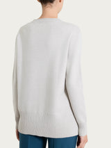 Maglia girocollo in Super Soft Bianchi Donna - Ragno