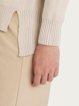 Maglia girocollo in Super Soft Bianchi Donna - Ragno