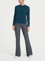 Maglia girocollo in Super Soft Blu Donna - Ragno