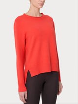 Maglia girocollo in Super Soft Rossi Donna - Ragno