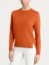 Maglia girocollo in Super Soft Arancioni Donna - Ragno