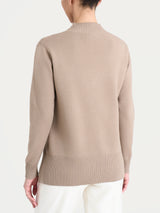 Cardigan asimmetrico con bottoni in Super Soft Marroni Donna - Ragno