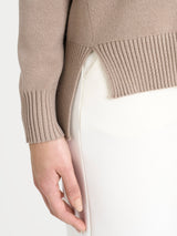 Cardigan asimmetrico con bottoni in Super Soft Marroni Donna - Ragno