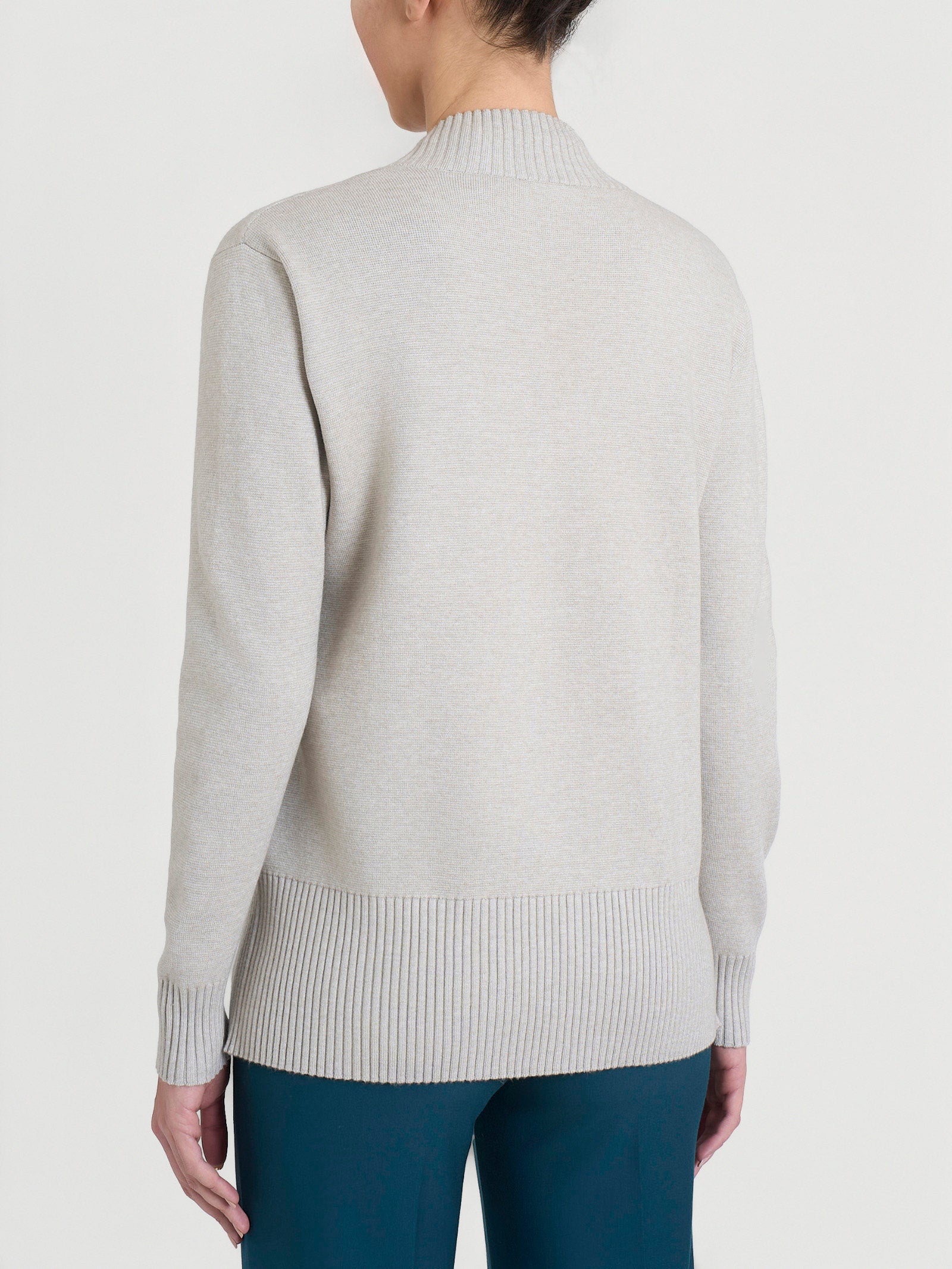 Cardigan asimmetrico con bottoni in Super Soft Bianchi Donna - Ragno