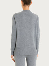 Cardigan asimmetrico con bottoni in Super Soft Neri Donna - Ragno