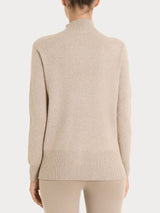 Cardigan con zip asimmetrico in Super soft Grigi Donna - Ragno