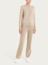 Cardigan con zip asimmetrico in Super soft Grigi Donna - Ragno