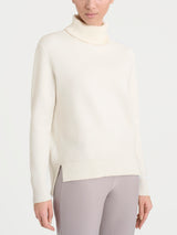 Dolcevita asimmetrico in Super Soft Bianchi Donna - Ragno