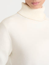 Dolcevita asimmetrico in Super Soft Bianchi Donna - Ragno