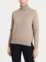 Dolcevita asimmetrico in Super Soft Marroni Donna - Ragno