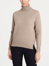 Dolcevita asimmetrico in Super Soft Marroni Donna - Ragno