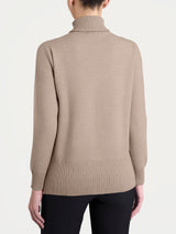 Dolcevita asimmetrico in Super Soft Marroni Donna - Ragno