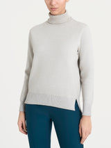 Dolcevita asimmetrico in Super Soft Bianchi Donna - Ragno