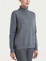 Dolcevita asimmetrico in Super Soft Neri Donna - Ragno