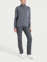 Dolcevita asimmetrico in Super Soft Neri Donna - Ragno