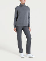 Dolcevita asimmetrico in Super Soft Neri Donna - Ragno
