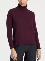 Dolcevita asimmetrico in Super Soft Viola Donna - Ragno