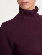 Dolcevita asimmetrico in Super Soft Viola Donna - Ragno