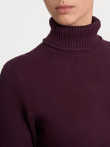 Dolcevita asimmetrico in Super Soft Viola Donna - Ragno