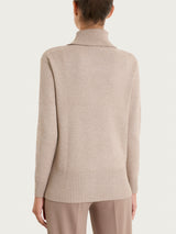 Maglia con collo alto con spacco in Super Soft Grigi Donna - Ragno