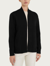 Cardigan aperto in Super Soft Neri Donna - Ragno