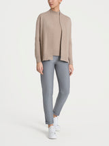 Cárdigan abierto «Super Soft» marrón para mujer - Ragno