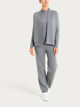 Cardigan aperto in Super Soft Neri Donna - Ragno