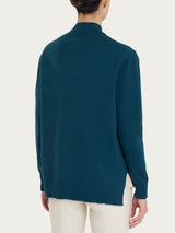 Cardigan aperto in Super Soft Blu Donna - Ragno