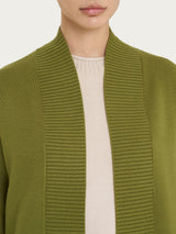 Cardigan aperto in Super Soft Verdi Donna - Ragno