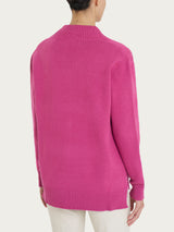 Cardigan aperto in Super Soft Rosa Donna - Ragno