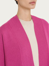 Cardigan aperto in Super Soft Rosa Donna - Ragno