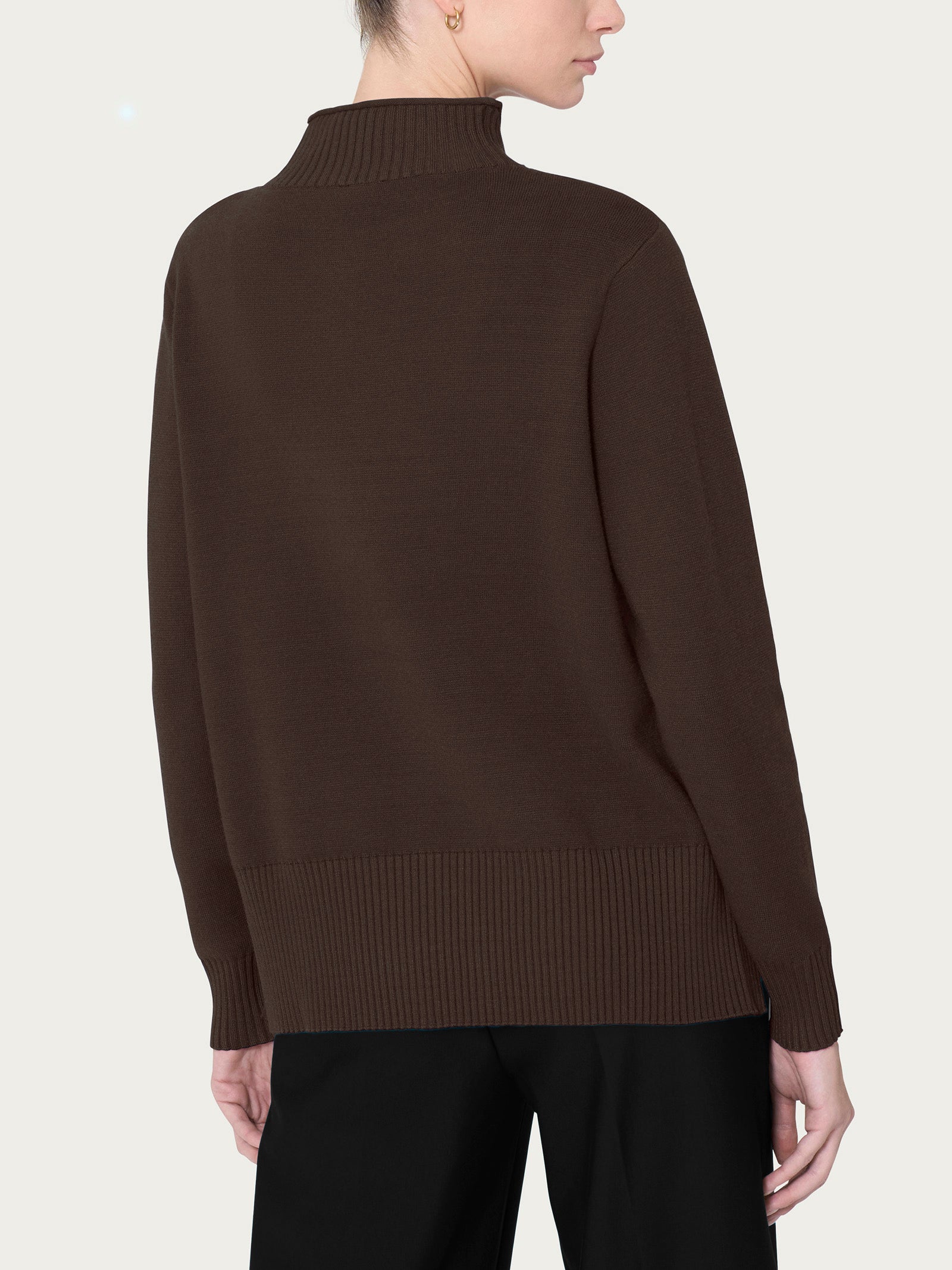 Lupetto in Super Soft Marroni Donna - Ragno