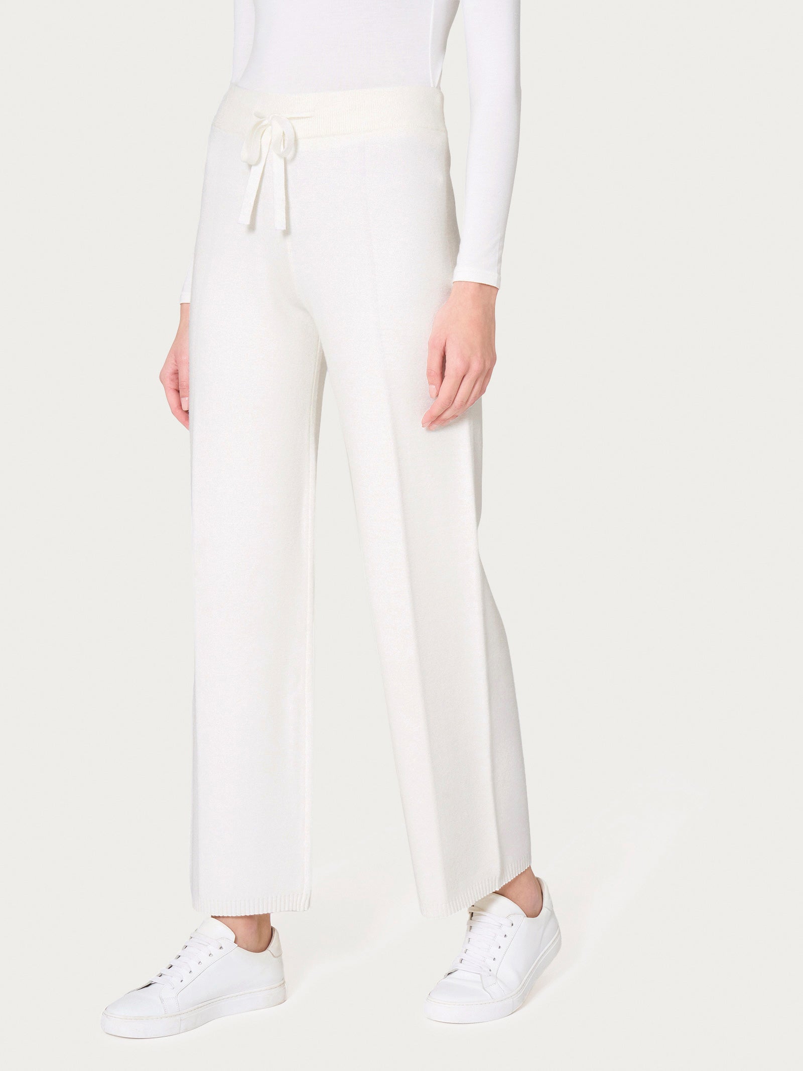 Pantalone ampio in Super Soft Bianchi Donna - Ragno