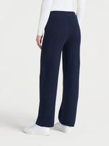 Pantalone ampio in Super Soft Blu Donna - Ragno