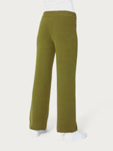 Pantalone ampio in Super Soft Verdi Donna - Ragno