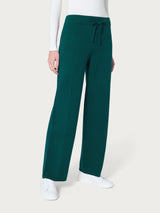 Pantalone ampio in Super Soft Verdi Donna - Ragno