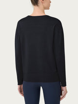 Maglia asimmetrica con girocollo Four Seasons Neri Donna - Ragno
