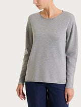 Maglia asimmetrica con girocollo Four Seasons Neri Donna - Ragno