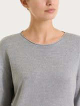 Maglia asimmetrica con girocollo Four Seasons Neri Donna - Ragno