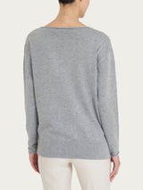 Maglia asimmetrica con girocollo Four Seasons Neri Donna - Ragno