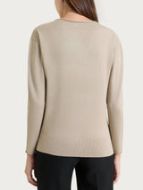 Maglia asimmetrica con girocollo Four Seasons Grigi Donna - Ragno