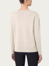Maglia asimmetrica con girocollo Four Seasons Bianchi Donna - Ragno