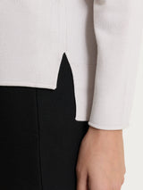 Maglia asimmetrica con girocollo Four Seasons Viola Donna - Ragno