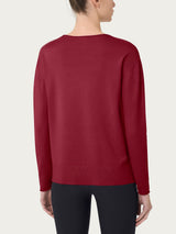 Maglia asimmetrica con girocollo Four Seasons Rossi Donna - Ragno