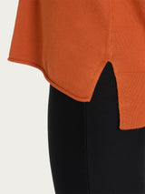 Maglia asimmetrica con girocollo Four Seasons Arancioni Donna - Ragno