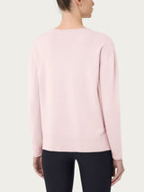 Maglia asimmetrica con girocollo Four Seasons Rosa Donna - Ragno