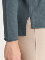 Maglia asimmetrica con girocollo Four Seasons Grigi Donna - Ragno