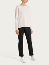 Maglia asimmetrica con scollo a barchetta Four Seasons Viola Donna - Ragno