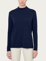 Lupetto con perline in Merino Soft - - Ragno